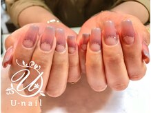 ユーネイル(U-nail)/夕日ネイル☆
