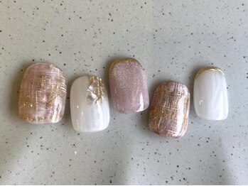 アイネイルズ 池袋店(I-nails)/ピンクツイード