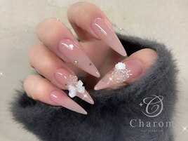 ちゅるちゅるピンクネイル