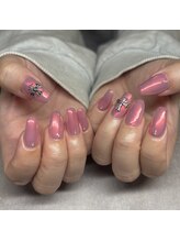 Mネイルアンドカフェ シェレステ/Aurora × Chrom