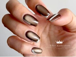 ツイード/冬ネイル/クリスマス