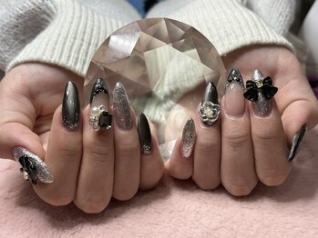 チェリーブロッサム(A CHERRY BLOSSOM)/かっこいい系ネイル