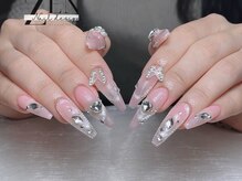 ゼン ネイル デザイン 池袋(ZEN NAIL DESIGN)/* 長 さだしやり放題×つけ放題