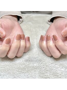 チョコレートブラウンネイル♪