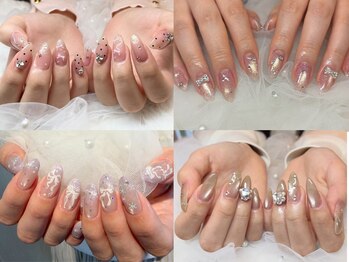 シー バイ メール(See by mer)の写真/【流行りのリボンパーツ豊富◎】フィルインで自爪を大切にしながら50種類以上の最新パーツで理想のお手元へ