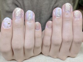 キラキラツリーネイル☆
