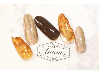 アモウズ(Amouz)/定額【テーマ:秋ネイル】5