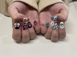 アート8＋キャラネイル2