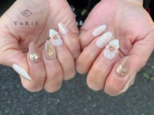 ヴリエ 小作店(VURIE)/ぷっくりフラワーネイル