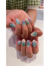 ナチュラルビューティーコンプレックス ティアラ(Natural Beauty complex TIARA)/マーメイドネイル