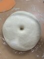 上方美学 大阪梅田店 パン作り初挑戦!発酵後がお腹みたいでかわいかったです!おへそ