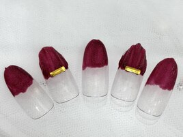 塗りかけネイル