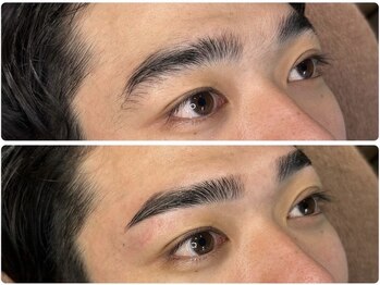 メゾンメンズアイブロウ 横浜(MAISON MEN'S EYEBROW)の写真/【メンズアイブロウ専門店！】眉スタイリング×ハリウッドブロウリフトで印象UPし自信が持てるお顔に☆