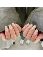 アンダーバーホワイト 大阪上本町店(_WHITE)/春ネイル