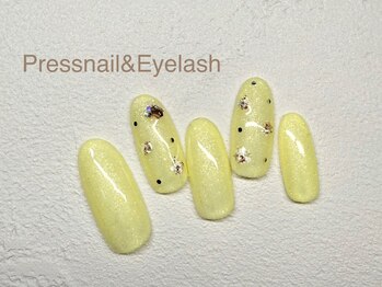 プレス ネイルアンドアイラッシュ(PRESS NAIL&EYELASH)/【ハンド】定額※オフ込￥9800