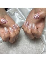 リシアネイル 高崎緑町店(Recia Nail)/ツイードネイル