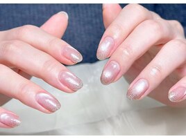 マグネット×ラメグラデーション