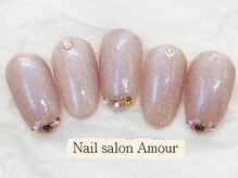 アムールユシマテン 上野湯島店(Amour)/キラキラ春夏ネイルコース¥6980