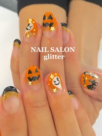 ハロウィンネイル