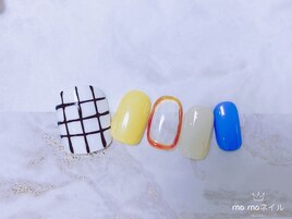 フットネイル　パステルカラー