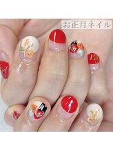 ピノ(PINO)/お正月にオススメ♪ネイル