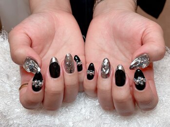 レアネイル 新宿(le'a nail)/ミラーネイル