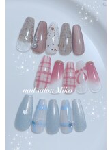 ミコ(Miko)/冬デザイン　チェック　リボン