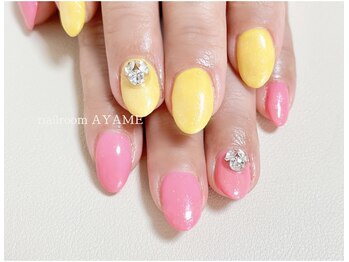 アヤメ(AYAME)/黄色×ピンク