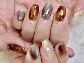 ユープラス(YU+)/べっこうネイル