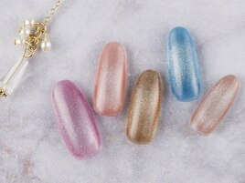 カラフルマグネットネイル