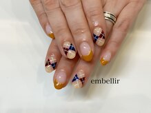 アンベリール(embellir)/アーガイル柄