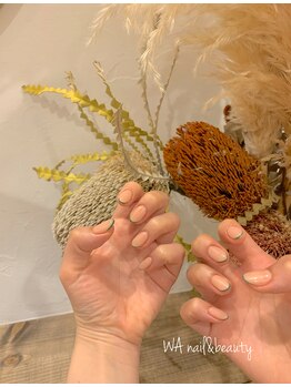 WA ネイル アンド ビューティー(WA nail & beauty)/タイニーグリーンフレンチネイル