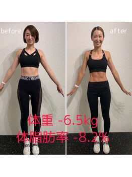 ビヨンド 札幌大通店(BEYOND)/女性 -6.5kgのビフォーアフター