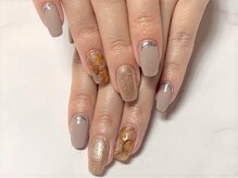 ネイルサロン ロウダ(Nail Salon LUODA)/大理石風グレージュネイル