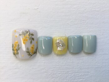 ルリアンネイル(le lien nail)/Foot定額アートコースB