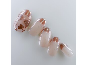 ミュウミュウ ミナミアオヤマ(mewmew minamiaoyama)/rose gold french