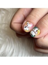 イルネイル バイ ルアナ(001..Nail by Luana.)/キャラクターアートネイル