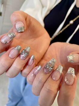 トータルビューティークリア(total beauty clear)/ラメフレンチ★