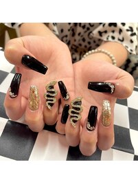 蛇パーツネイル