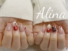 エリナネイルサロン池袋(Alina Nail Salon)/ハートネイル