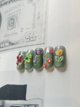 アトリエループ(atelier Loop by shiho)/PickUPデザイン/フラワーネイル