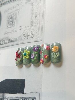 アトリエループ(atelier Loop by shiho)/PickUPデザイン/フラワーネイル