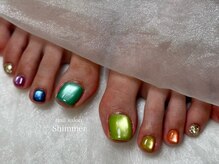 シマー(Shimmer)/フットサマーガラスマグネット