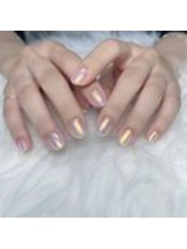 ホワイトネイル 鳳店(WHITE NAIL)/オーロラネイル/ワンホン/上品