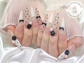 ネイルズガッシュ 溝の口店(NAILs GUSH)/長さ出し/ワンホン/持ち込み