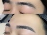 メンズ眉スタイリング★アイブロウWAX＋毛量調整（間引き）＋WAX2ヵ所￥8300