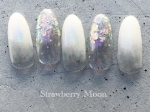 サロンストロベリームーン(Salon Strawberry Moon)/キラキラネイル　￥6980