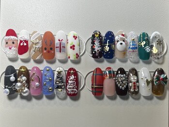 ジョアネイル(JOA Nail)/サンタ/ツリー/冬/クリスマス