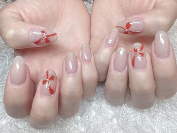 レアネイル 新宿(le'a nail)/リボンアートネイル