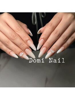 Domi Nail Salon 渋谷店　長さだし/持ち込み/フィルイン/ワンホン/カラグラ長さだし＊